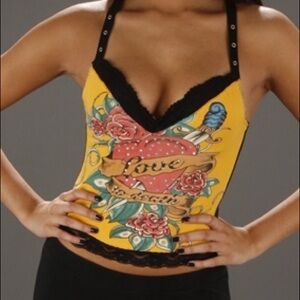 COPY - Super sexy Kimikal corset top "love to death".